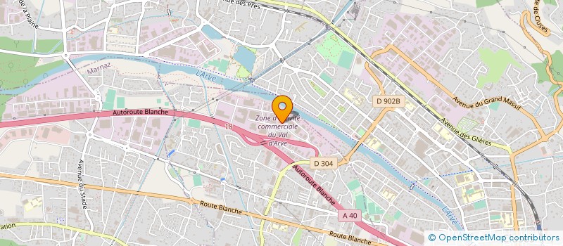 localisation de l'entreprise SAMATECH  CLUSES