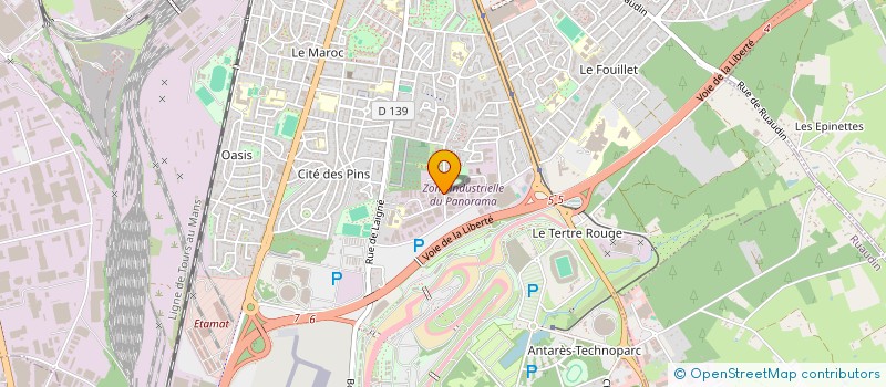 localisation de l'entreprise SAMATILU  LE MANS