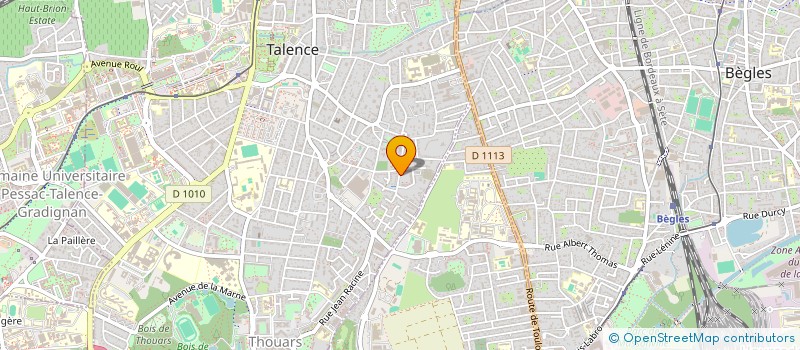 localisation de l'entreprise SAMATO  TALENCE