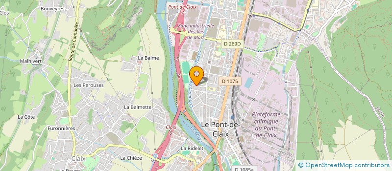 localisation de l'entreprise SAMAUMA  LE PONT-DE-CLAIX