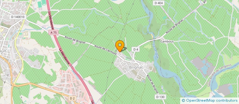 localisation de l'entreprise SAMAURE  BRIGNAC