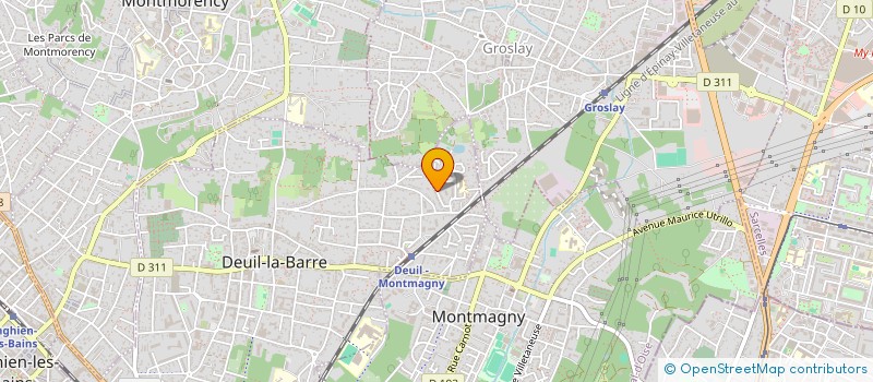 localisation de l'entreprise SAMAVI18  DEUIL-LA-BARRE