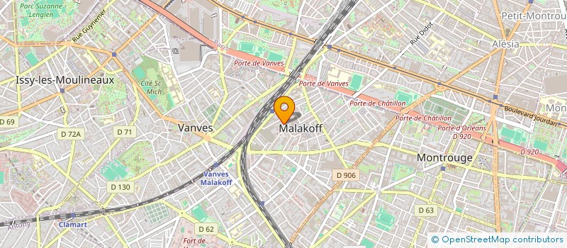 localisation de l'entreprise SAMAX à MALAKOFF