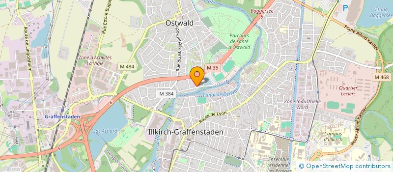 localisation de l'entreprise SAMAX POSE  OSTWALD