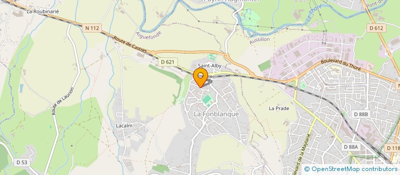 localisation de l'entreprise SAMAYA  AIGUEFONDE