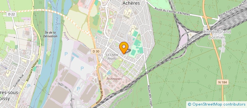 localisation de l'entreprise SAMAZ ANALYTICS  ACHERES