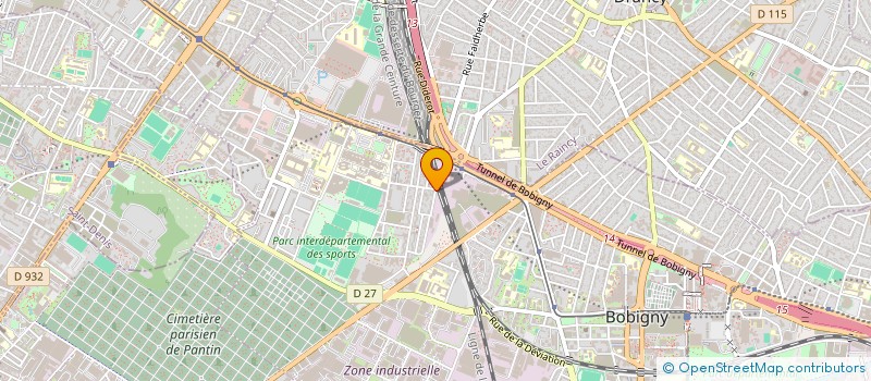 localisation de l'entreprise SAMB à BOBIGNY