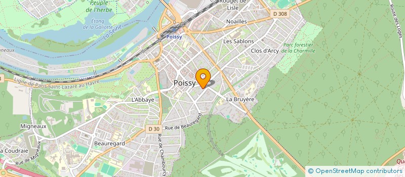 localisation de l'entreprise SAMB à POISSY