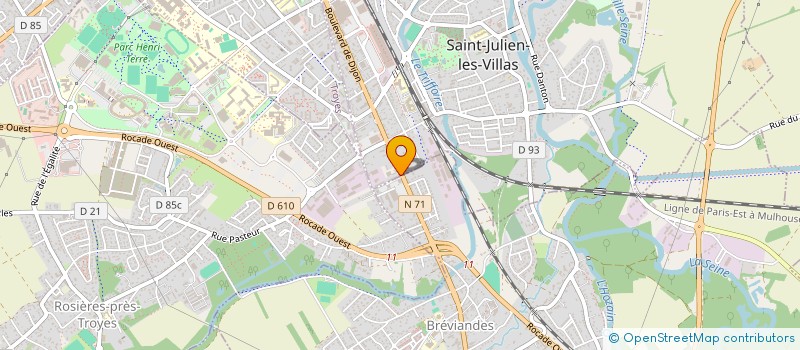 localisation de l'entreprise SAMB & CO  SAINT-JULIEN-LES-VILLAS