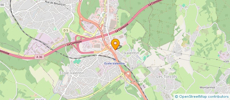 localisation de l'entreprise SAMB FLOWERS  ECOLE-VALENTIN