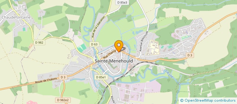 localisation de l'entreprise SAMBA à SAINTE-MENEHOULD