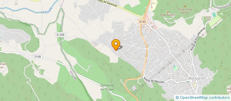 localisation de l'entreprise SAMBA  ROCBARON