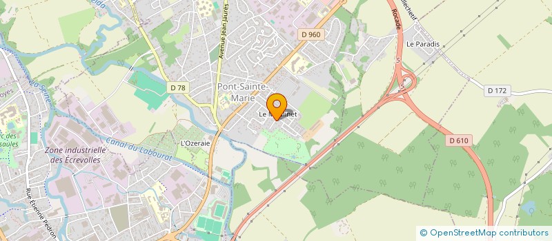 localisation de l'entreprise SAMBA  PONT-SAINTE-MARIE