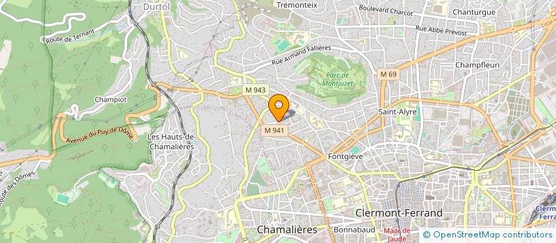 localisation de l'entreprise SAMBA  CLERMONT-FERRAND