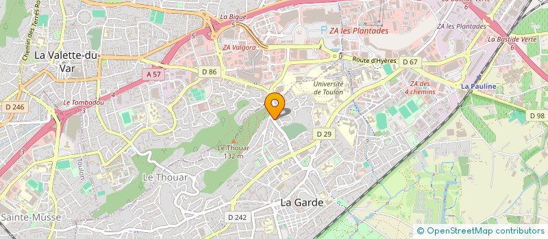 localisation de l'entreprise SAMBA à LA GARDE