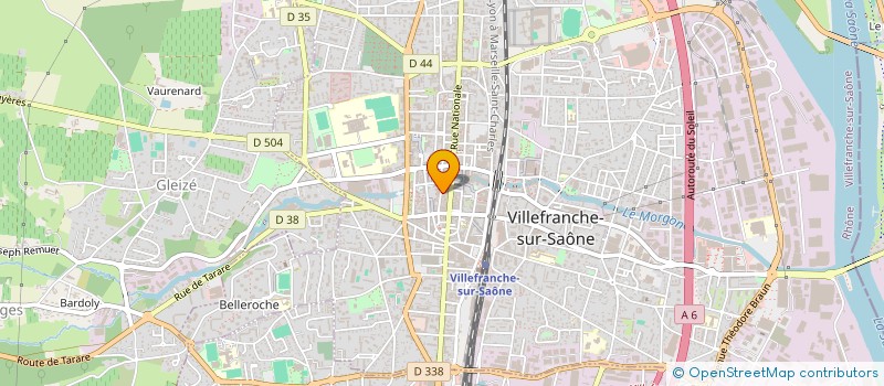 localisation de l'entreprise SAMBA BRASIL à VILLEFRANCHE-SUR-SAONE
