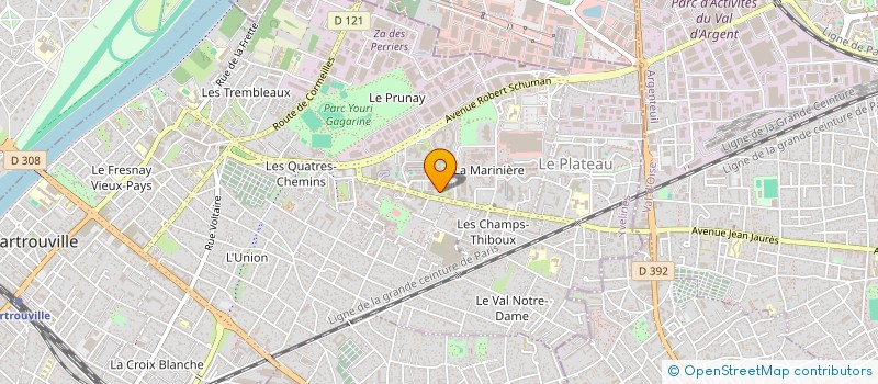 localisation de l'entreprise SAMBA DE QUARTIER (SDQ)  SARTROUVILLE