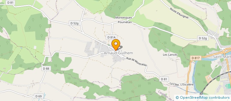 localisation de l'entreprise SAMBA GARONA  ARNAUD-GUILHEM