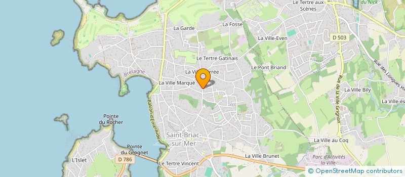localisation de l'entreprise SAMBA HOLDING  SAINT-BRIAC-SUR-MER