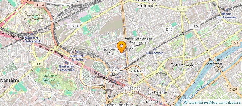 localisation de l'entreprise SAMBA NO PE PARIS à COURBEVOIE