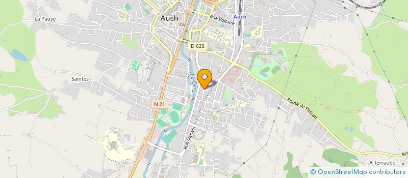 localisation de l'entreprise SAMBASTONE  MONTEGUT