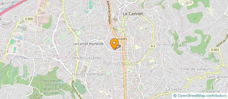 localisation de l'entreprise SAMBATH à LE CANNET