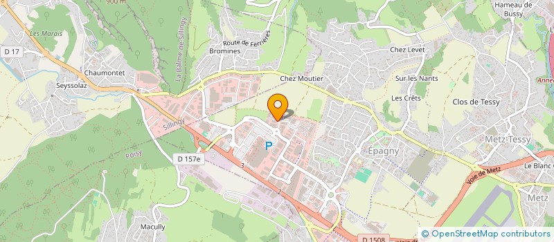localisation de l'entreprise SAMBINA à EPAGNY METZ-TESSY