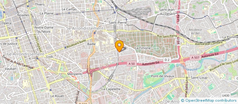 localisation de l'entreprise SAMBO SAINT PIERRE à MARSEILLE