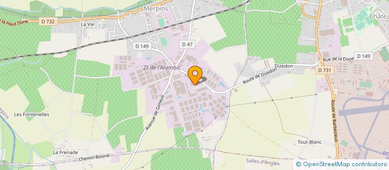 localisation de l'entreprise SAMBOIS à MERPINS