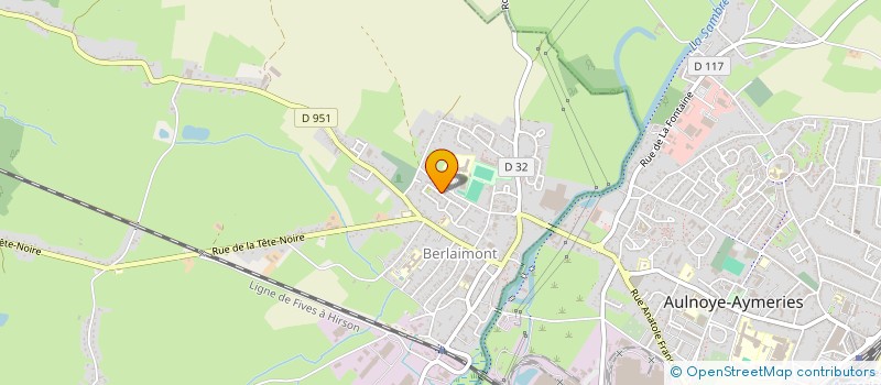 localisation de l'entreprise SAMBRE DIAGNOSTICS IMMOBILIERS  BERLAIMONT