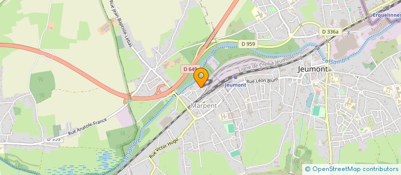 localisation de l'entreprise SAMBRE EMPLOI INTERIM à MARPENT