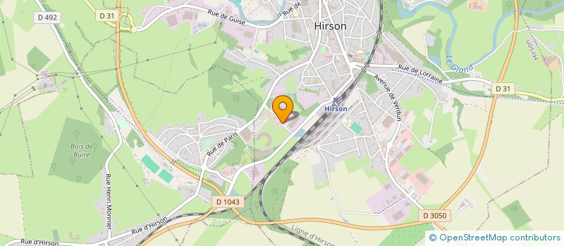 localisation de l'entreprise SAMBRE'IMMO  HIRSON