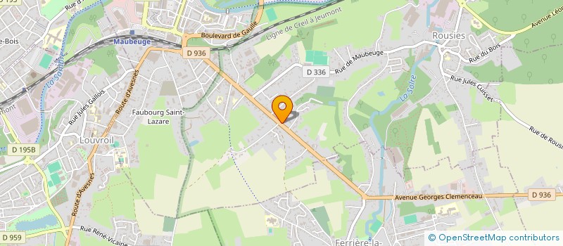 localisation de l'entreprise SAMBRE IMMO-GROUP  ROUSIES