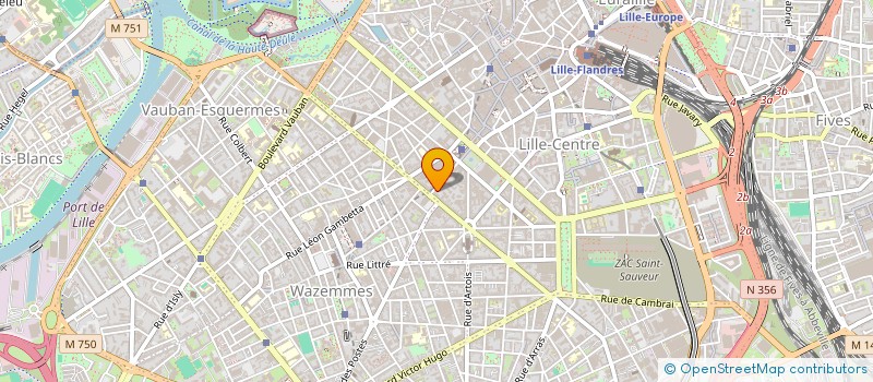 localisation de l'entreprise SAMBRE PATRIMOINE DE DEMAIN à LILLE