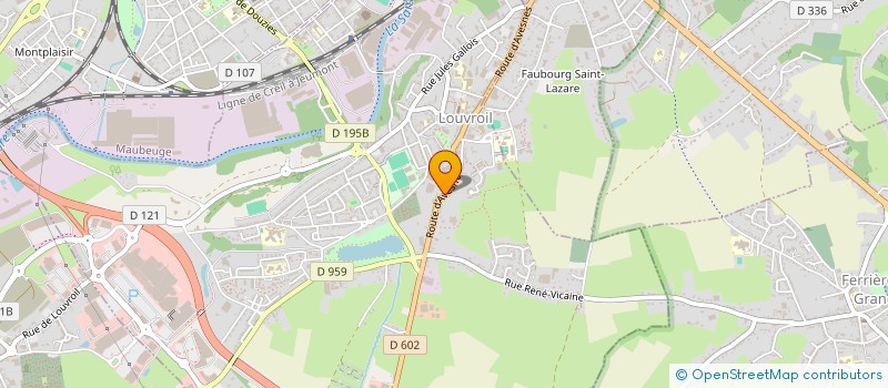 localisation de l'entreprise SAMBRE TRANSACTIONS à LOUVROIL