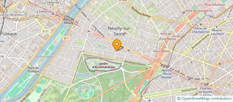 localisation de l'entreprise SAMBRON NEGOCE à NEUILLY-SUR-SEINE