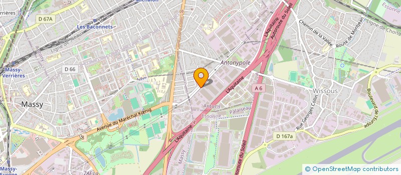 localisation de l'entreprise SAMC à ANTONY