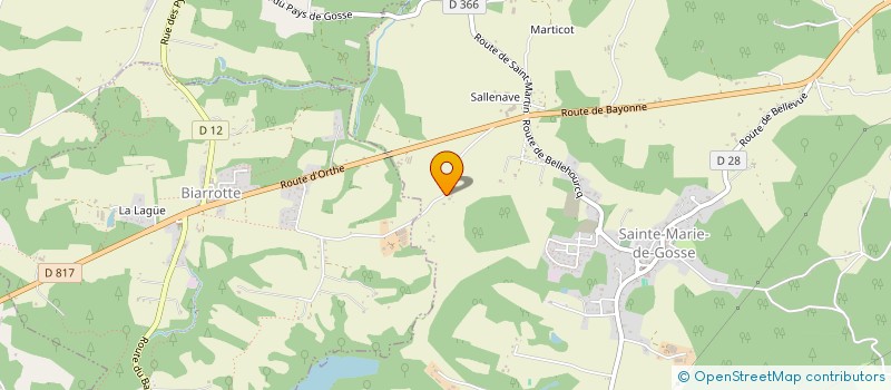 localisation de l'entreprise SAMCAS  SAINT-ANDRE-DE-SEIGNANX