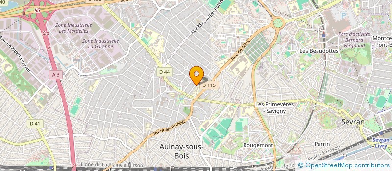 localisation de l'entreprise SAMCC à AULNAY SOUS BOIS
