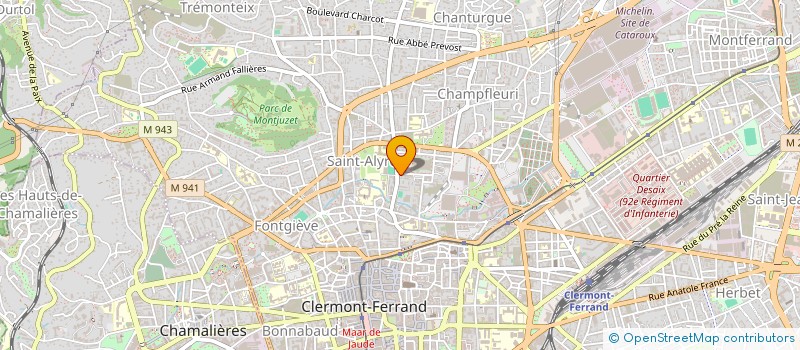 localisation de l'entreprise SAMCESS  CLERMONT-FERRAND