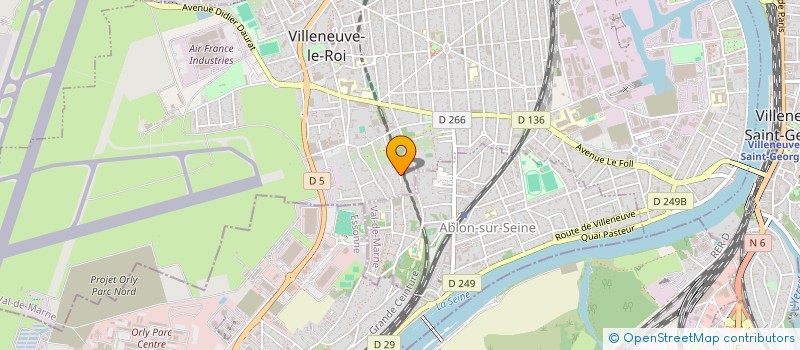 localisation de l'entreprise SAMCG à VILLENEUVE-LE-ROI