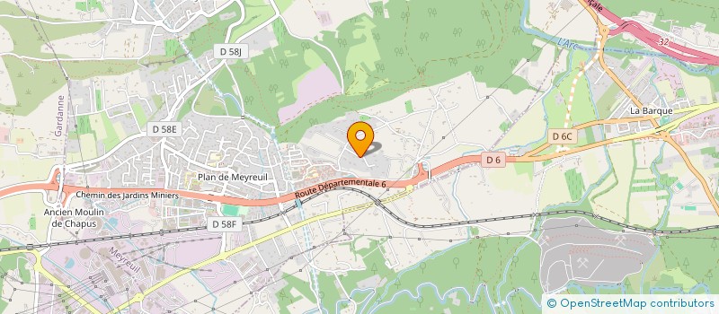 localisation de l'entreprise SAMCHAG  MEYREUIL