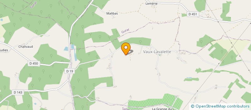 localisation de l'entreprise SAMCHARIC  VAUX-LAVALETTE