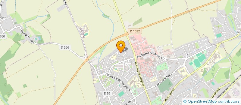 localisation de l'entreprise SAMCHRIS  CHAUNY