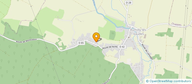 localisation de l'entreprise SAMCLAUD  VAUDES