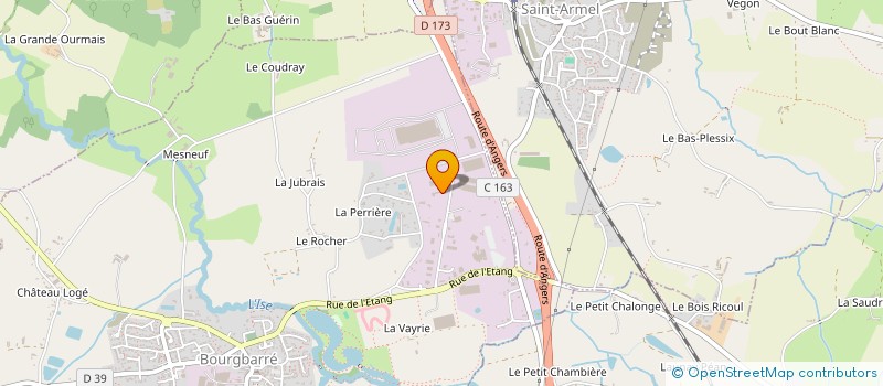 localisation de l'entreprise SAMCO à BOURGBARRE