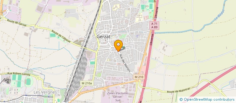 localisation de l'entreprise SAMCO TRANSPORTS à GERZAT