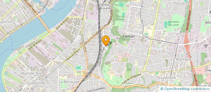 localisation de l'entreprise SAMCOL  CENON