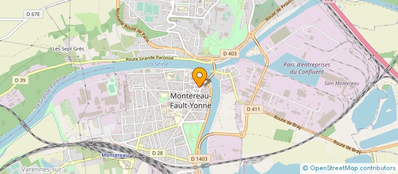localisation de l'entreprise SAMD à MONTEREAU-FAULT-YONNE