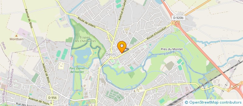 localisation de l'entreprise SAMD AVIATION à DIORS